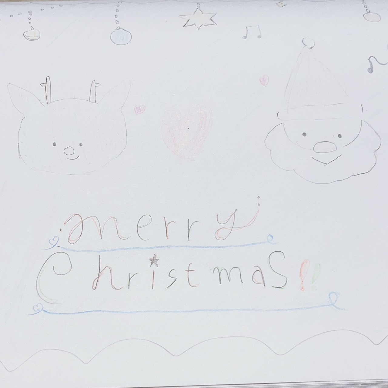 クリスマス サンタ　娘作