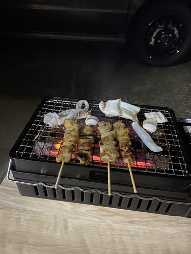 釣りと炉端焼き機