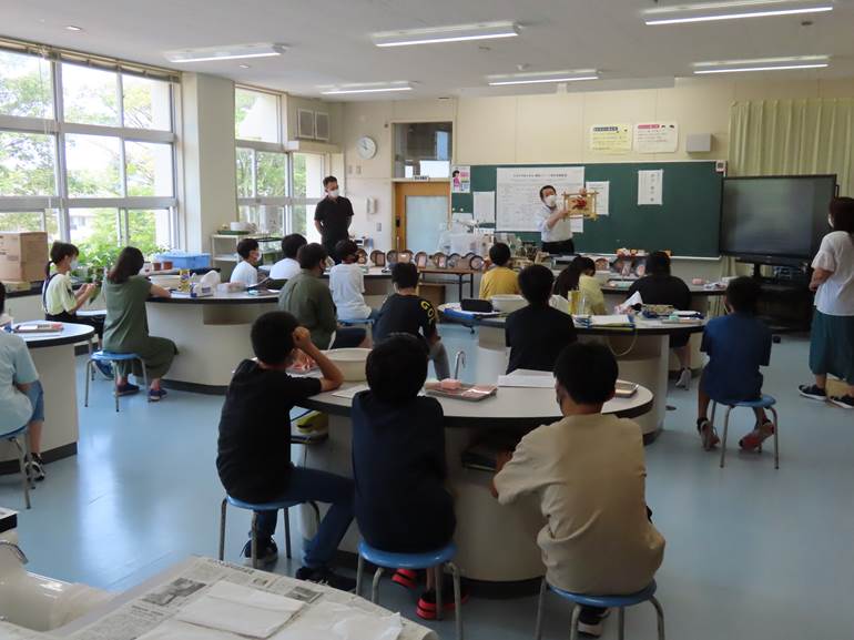 柏崎市立半田小学校「ものづくり体験教室」